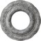 Ekena Millwork Lisbon Ceiling Medallion (Fits Canopies up to 7"), 15 3/8"OD x 7"ID x 1"P, Ultra Pure White Crackle CM15LIUWC - alternate 1